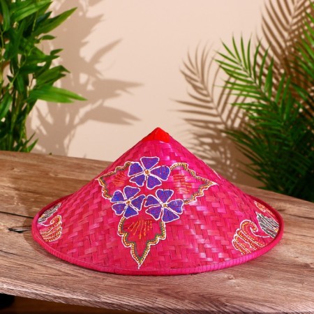 Bamboo hat 38 cm pink-1