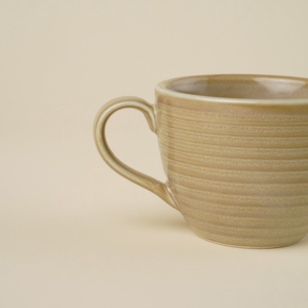 Porcelain mug SL Home "Sandy Breeze", 250 ml, beige color-2