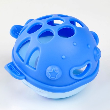Silicone teether for teeth "Fish", children's, MIX colors