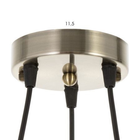 Lamp Bayerlux "Dixie" 3he27 40W brass 45x45x22-122cm-8