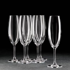 Set of glasses for champagne Sylvia, 220 ml, 6 pcs