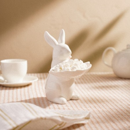 Serving SL Home "Forest Rabbit", 14.5 × 11 × 17.3 cm, white color-4