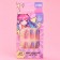 Follow nails “Trend”, 24 pcs, adhesive plates, almond shape, matte beige/yellow color