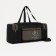 Road bag, 3 parts on zippers, external pocket, long belt, black color/hucky