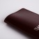 TEXTURA passport cover, burgundy color