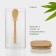 Glass Bank for bulk products with a bamboo lid and a spoon "Eco", 1.45 l, 11.5 × 10 × 19 cm