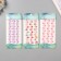 Sticker of rhinestone plastic "bends - pearls" 21.5x7 cm