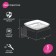 Soap dish IDDIS Slide Slibsg0i42, 107x116x71 mm, matte glass