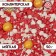 Assorting confectionery: white, red, gold, 50 g