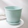 Pot for flowers with the pallet "Venice", 2 l, d = 16 cm, mint color