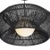 Suspended lamp Freya Fr5405PL-01B3 Cottage, 500x500x200 mm, E14, 1x40W, black color