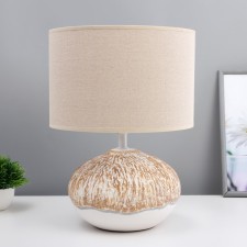 Camelia table lamp E27 40W white-beige 27.5x27.5x39.5 cm Risalux
