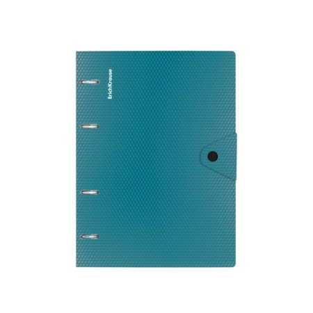 A notebook on the rings A5, 80 sheets in the Erichkrause "Glance Vivid", plastic cover, offset block, whiteness 100%, mix-2