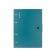 A notebook on the rings A5, 80 sheets in the Erichkrause "Glance Vivid", plastic cover, offset block, whiteness 100%, mix
