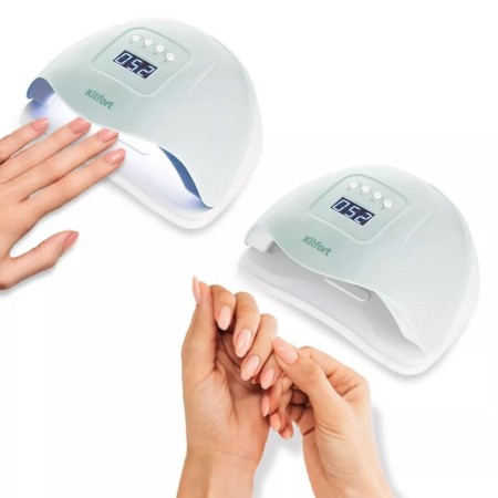 Lamp for gel polish KitFort KT-3145, UV+LED, 36 diodes, 10/30/60/99 C, Blue-4