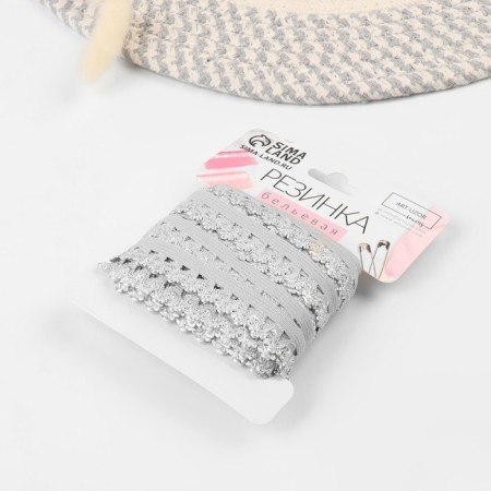 Gum is openwork, 16 mm, 10 ± 1 m, gray color-1