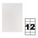 A4 labels are self -adhesive 50 sheets, 80 g/m, on a sheet 12 labels, size: 105 x 48 mm, glossy, white