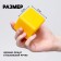 Set of colored cubes, 9 pieces 6 x 6 cm