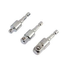 A set of hinge adapters for the screwdriver tundra, CRV, 1/4 - 3/8 - 1/2 