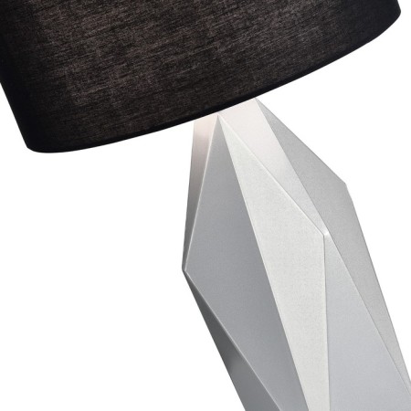 ST LUCE bedside lamp. SL1004.904.01. Marioni. 1x40 W, E27, 34x34x60 cm, silver color-2
