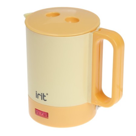 Electric kettle IRIT IR-1603, plastic, 0.5 l, 400 watts, orange-1
