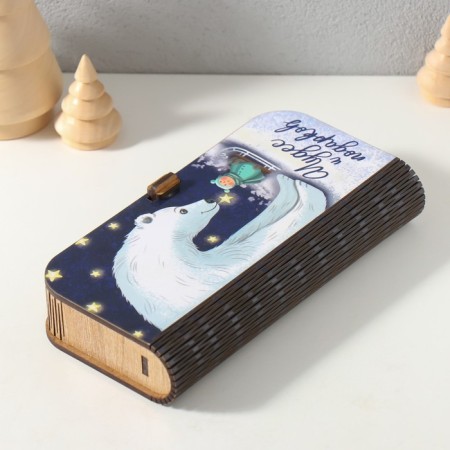Casket "White Bear" 17x8.5 cm-4