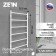 Electric towel Zein PE-04, Classic, 500x800 mm, 6 crossbars, white