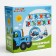 A set of paper utensils, on 6 people "Happy Birthday!", Blue Tractor