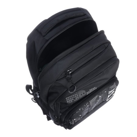 School backpack 45 x 32 x 23 cm, Grizzly, ergonomic back, black/white-9