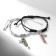 Bracelets "Demetrons" Trust, black and white color, l = 12.5 cm