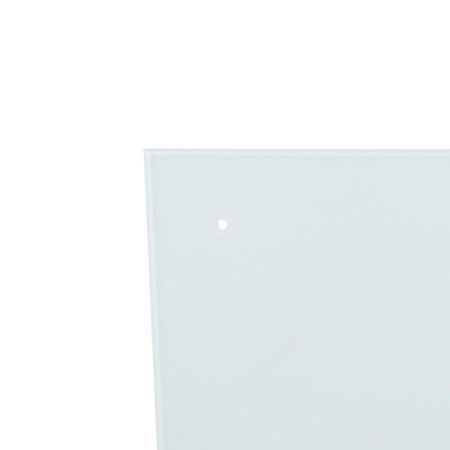 Glass panel 600x600x4 mm white, with mount-1