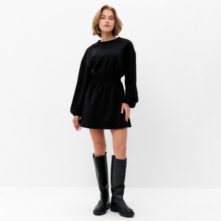 Women's dress Minaku: Casual Collection Black Color, Rr. 46-1