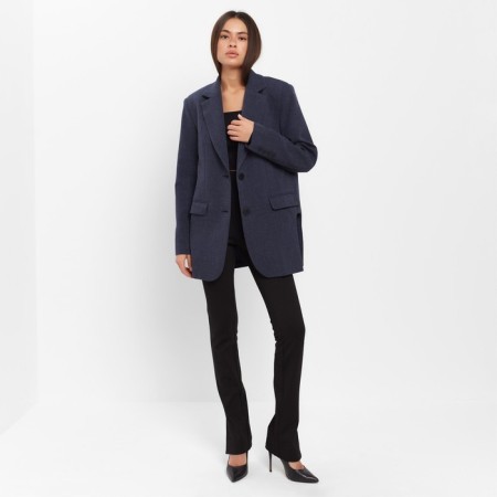 Women's jacket with side cuts MIST Size 44-46, blue color-4