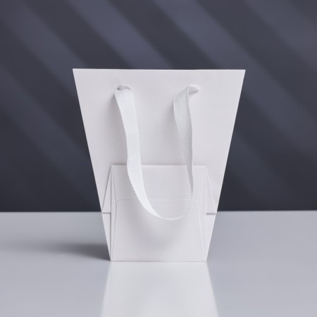 Flower packet 10 × 10 × 20 x 18 cm, white-1
