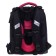 School backpack 38 x 30 x 16 cm, ergonomic back, stavia "flamingos mini", black/blue/pink