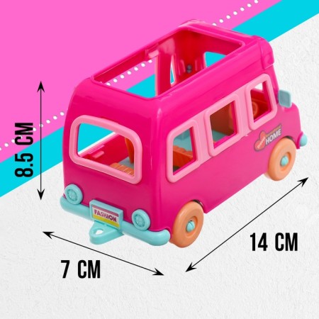 Game set "Fashion Travel": Trailer for travel, accessories, dolls, mix-2