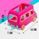 Game set "Fashion Travel": Trailer for travel, accessories, dolls, mix