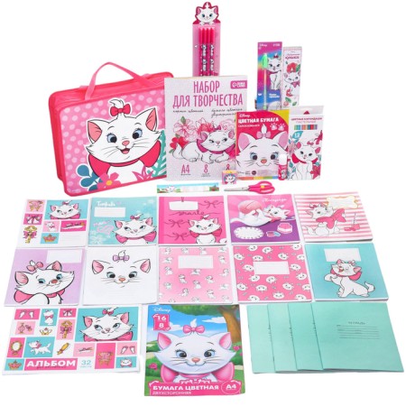A set of first grader in the folder, cats of aristocrats, 30 items-1