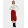 Skirt with a female section, minku, brick color, size 40
