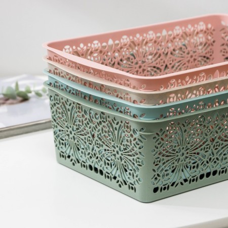 Floral storage basket, 30 × 19.5 × 9.5 cm, color mix-11