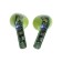 Wireless headphones R20, TWS, inserts, BT 5.3, 30/200 mAh, noise reduction, green