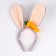 Carnival set "Bunny with carrots", rim, orange skirt, 3-7 years