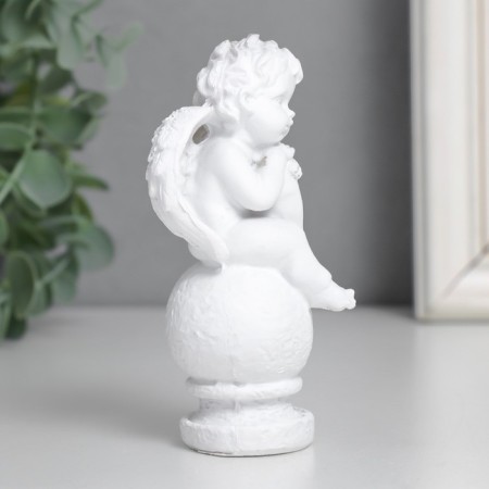 Polystone souvenir "Snowthrough angel on the ball" MIX 4.5x5x11.5 cm-2