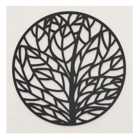Decorative panel of wooden "leaves" 29x29 (34x34) cm