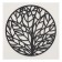 Decorative panel of wooden "leaves" 29x29 (34x34) cm