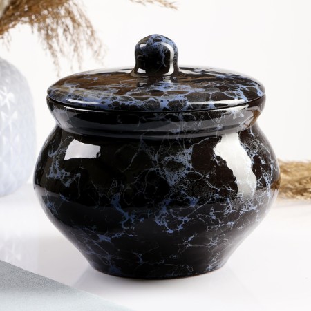 Ceramic pot for baking No. 10, 1.3l / 13x16cm, veil