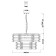Suspended chandelier Arte Lamp Caravaggio A1059SP-9CC, E14, 9x40 W, 60x60x31 cm, chrome