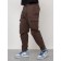 Cargo jeans men, size 46-48, brown color