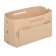 QWERTY organizer for storage, from felt, 6 l, beige color