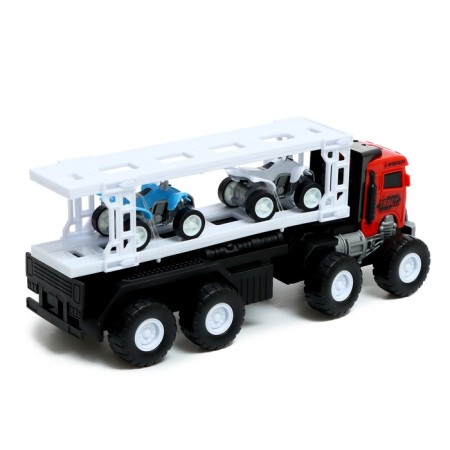 Truck Inertial "Avtovos", with 2 ATVs, color mix-2